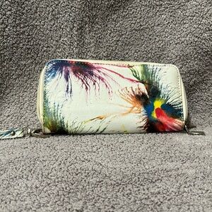Multicolored wristlet